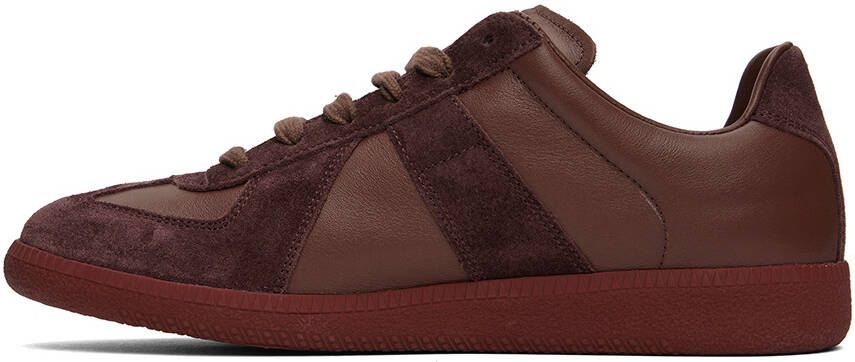 Maison Margiela Burgundy Replica Sneakers