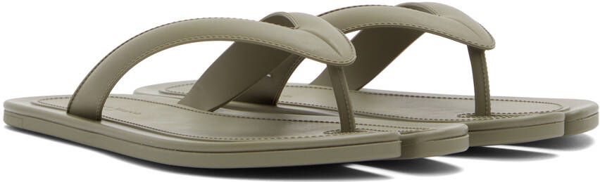 Maison Margiela Gray Tabi Flat Sandals