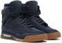 Maison Margiela Navy DDstk Sneakers - Thumbnail 4