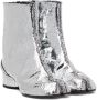 Maison Margiela Silver Calfskin Tabi Boots - Thumbnail 4