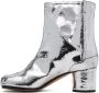 Maison Margiela Silver Broken Mirror Tabi Boots - Thumbnail 9