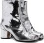 Maison Margiela Silver Broken Mirror Tabi Boots - Thumbnail 10