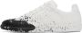 Maison Margiela White & Black Paint Replica Sneakers - Thumbnail 3