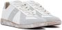 Maison Margiela White & Gray Replica Sneakers - Thumbnail 4