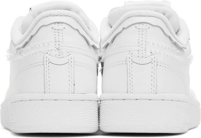 Maison Margiela White Reebok Edition Club C 'Memory Of Shoes' Sneakers