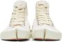 Maison Margiela White Tabi High-Top Sneakers - Thumbnail 2