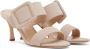 Manolo Blahnik Beige Gable Heeled Sandals - Thumbnail 4