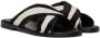 Manolo Blahnik Black & White Otawi Sandals - Thumbnail 4