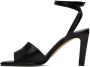 Manolo Blahnik Black Araspe Heeled Sandals - Thumbnail 3