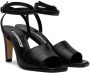 Manolo Blahnik Black Araspe Heeled Sandals - Thumbnail 4