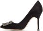 Manolo Blahnik Black Hangisi Pumps - Thumbnail 3