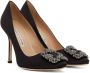 Manolo Blahnik Black Hangisi Pumps - Thumbnail 4