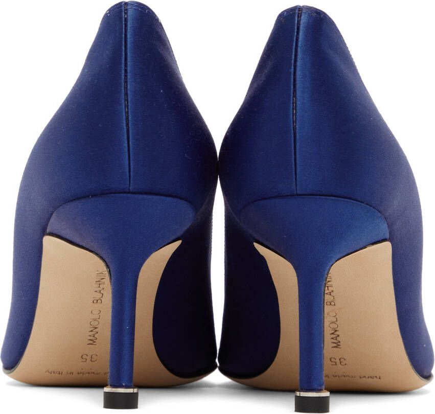 Manolo Blahnik Blue Hangisi Heels