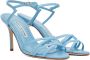 Manolo Blahnik Blue Solisa Heeled Sandals - Thumbnail 4