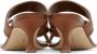 Manolo Blahnik Brown Susa Sandals - Thumbnail 2