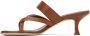 Manolo Blahnik Brown Susa Sandals - Thumbnail 3