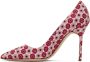 Manolo Blahnik Pink BB Pumps - Thumbnail 3