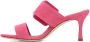 Manolo Blahnik Pink Gable Heeled Sandals - Thumbnail 3