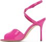 Manolo Blahnik Pink Hourani 105 Heeled Sandals - Thumbnail 3