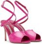 Manolo Blahnik Pink Hourani 105 Heeled Sandals - Thumbnail 4