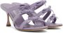 Manolo Blahnik Purple Ircanamu Heeled Sandals - Thumbnail 4