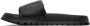 Marc Jacobs Black 'The Leather Slide' Sandals - Thumbnail 3