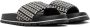 Marc Jacobs Black & White 'The Monogram Slide' Sandals - Thumbnail 4