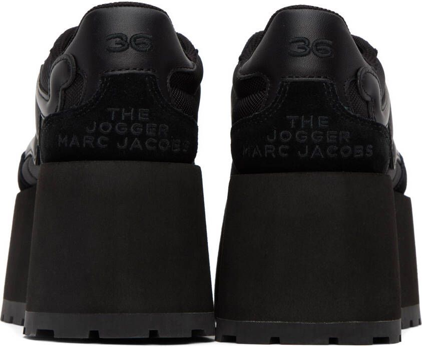 Marc Jacobs Black 'The Platform Jogger' Sneakers
