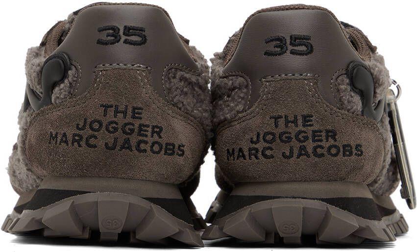 Marc Jacobs Gray 'The Teddy Jogger' Sneakers