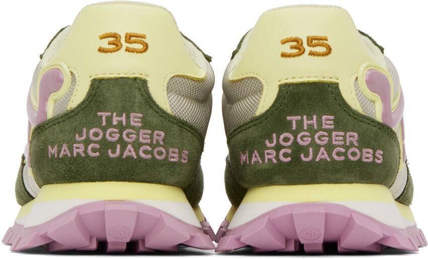 Marc Jacobs Green & Pink 'The Jogger' Sneakers