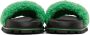 Marc Jacobs Green Bouclé Sandals - Thumbnail 2