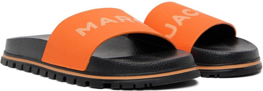 Marc Jacobs Orange 'The Slide' Sandals