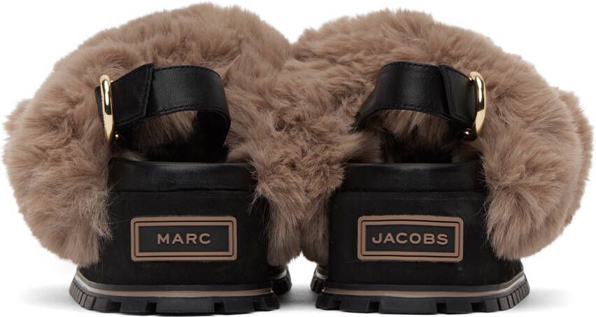 Marc Jacobs Taupe 'The Platform Sandal' Sandals