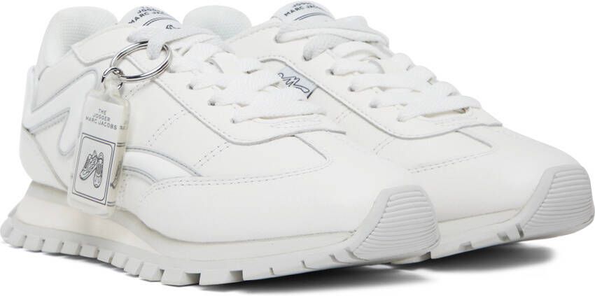 Marc Jacobs White 'The Leather Jogger' Sneakers