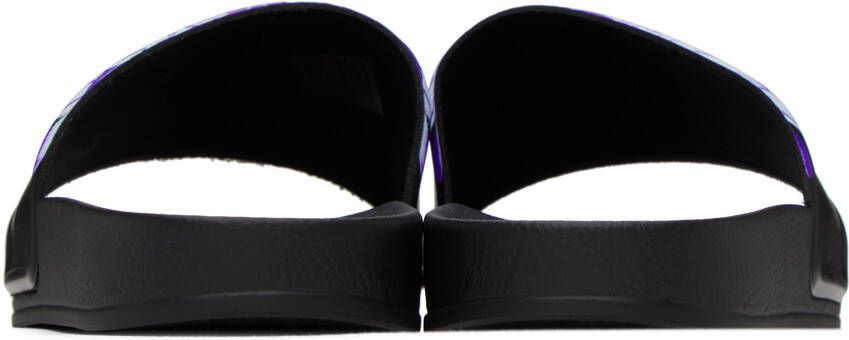 Marcelo Burlon County of Milan Black Icon Wings Sandals