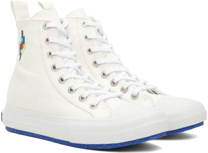 Marcelo Burlon County of Milan White Cross Vulcanized Sneakers