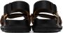 Marni Black & Brown Fussbett Sandals - Thumbnail 6