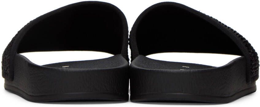 Marni Black Embroidered Sandals