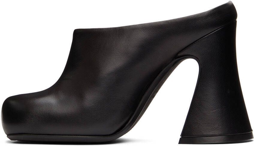 Marni block-heel leather mules Black - Picture 7