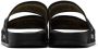 Marni buckle-print double-strap slides Black - Thumbnail 5