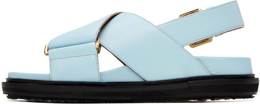 Marni Blue Fussbett Sandals