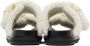 Marni Brown & Off-White Shearling Fussbett 2 Sandals - Thumbnail 2