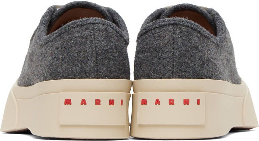 Marni Gray Felted Pablo Sneakers