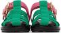 Marni Green & Pink Fishermans Fussbett Sandals - Thumbnail 2