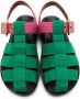 Marni Green & Pink Fishermans Fussbett Sandals - Thumbnail 5
