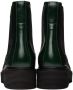Marni Green Leather Chelsea Boots - Thumbnail 2