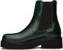 Marni Green Leather Chelsea Boots - Thumbnail 3