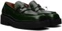 Marni Green Leather Moccasin Loafers - Thumbnail 4