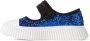 Marni Kids Black & Blue Glitter Velcro Sneakers - Thumbnail 3