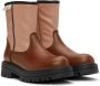 Marni Kids Brown & Pink Colorblock Boots - Thumbnail 4